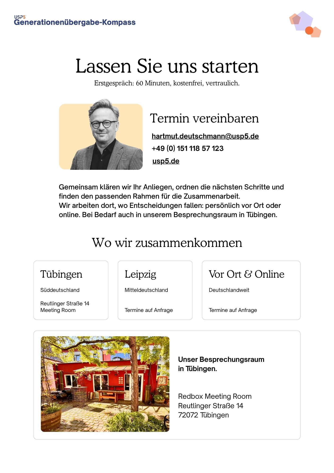 USP5 Generationenübergabe Kompass 10