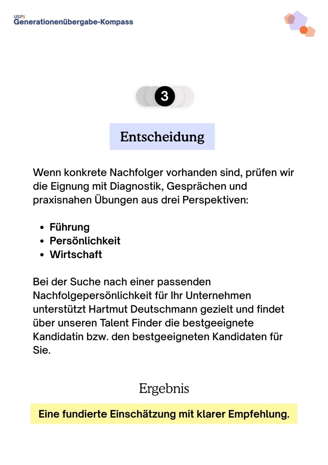 USP5 Generationenübergabe Kompass 4