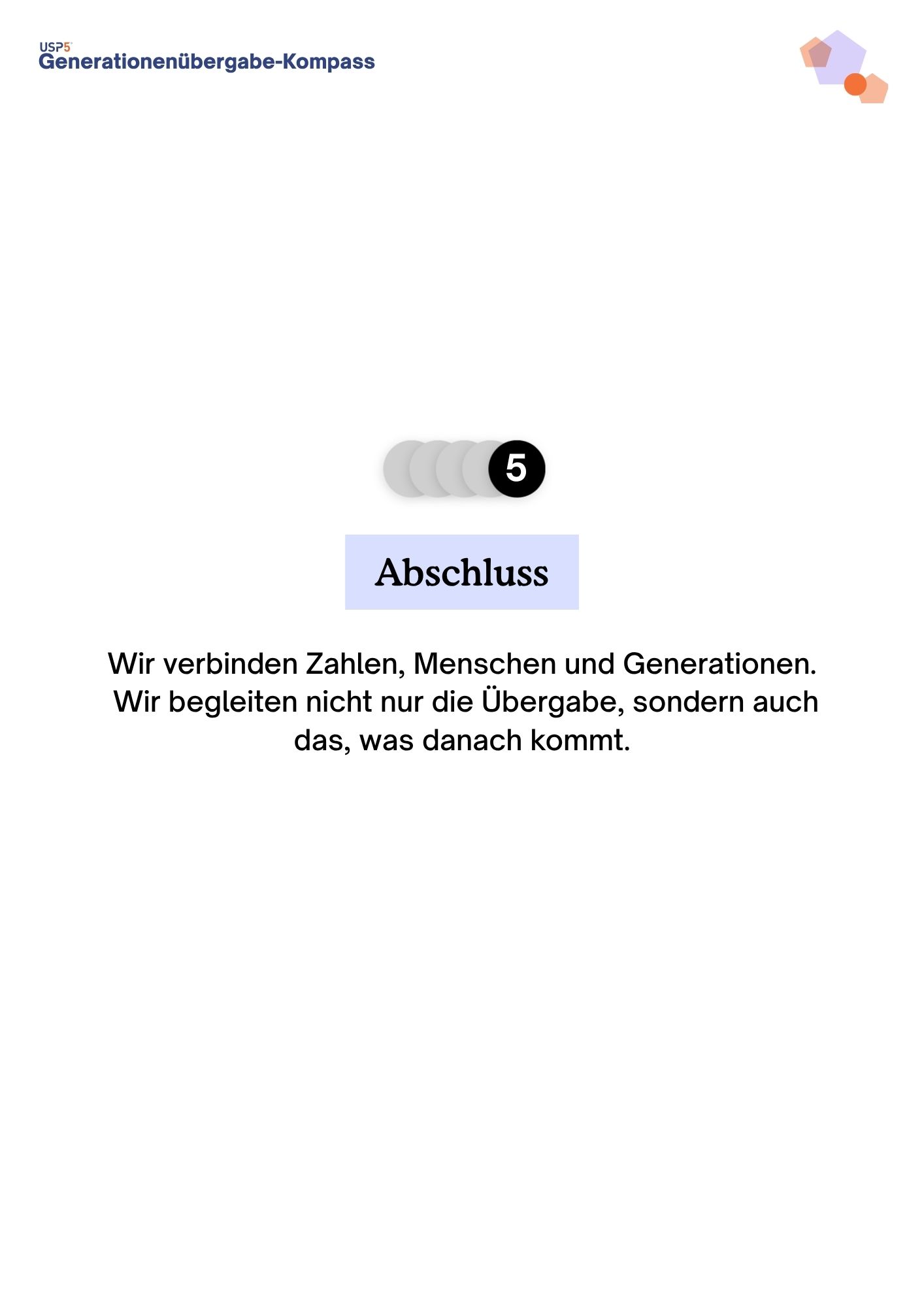 USP5 Generationenübergabe Kompass 6